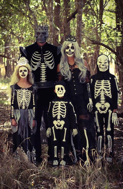 family skeleton halloween costumes|cute skeleton halloween costumes.